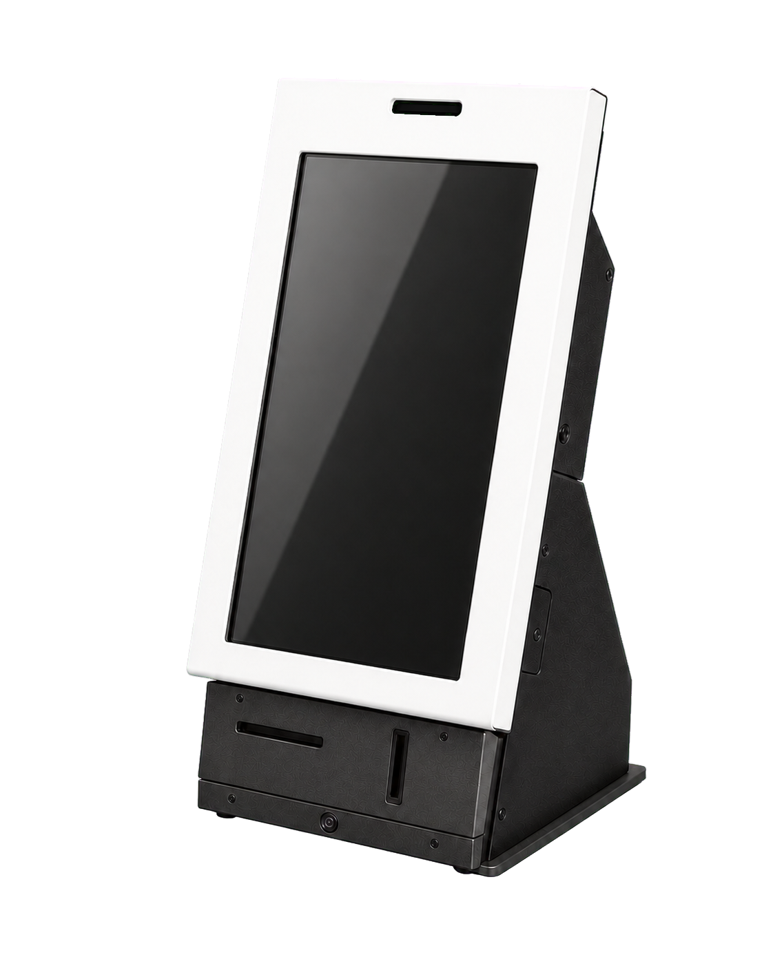 Coming-soon Giosk FROG customer-intake kiosk